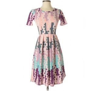 Pink/Purple LuLaRoe Dress XS